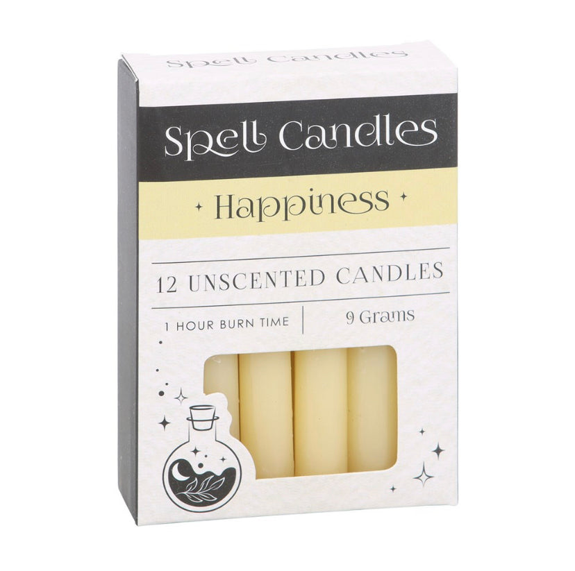 Pack Of 12 Happiness Spell Candles