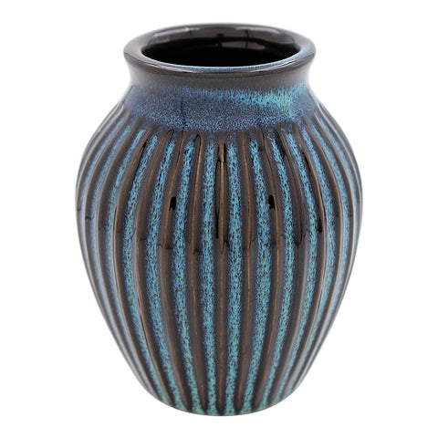 Tall Ceramic Vase - Blue