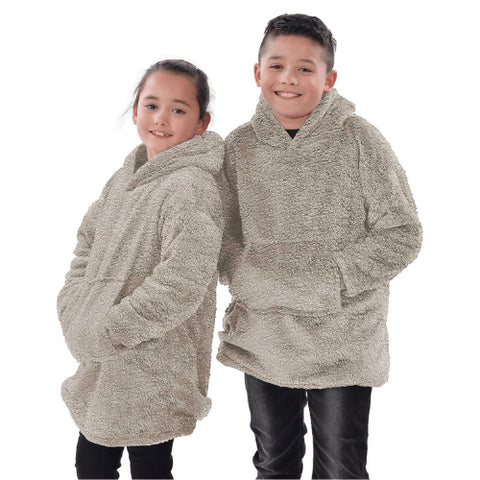 Children’s Eskimo Teddy Fleece Blanket - Natural