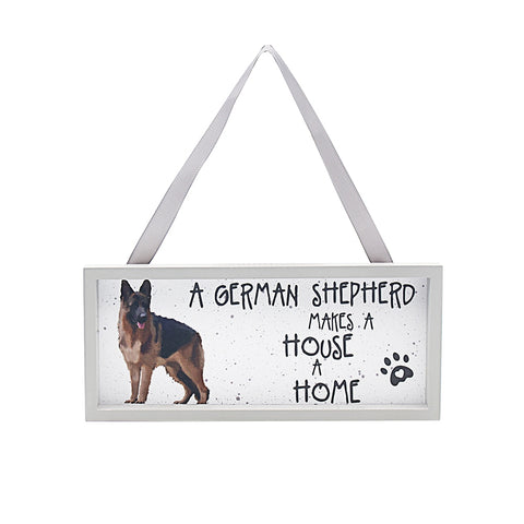 German Shepherd Hanging Dog Plaque