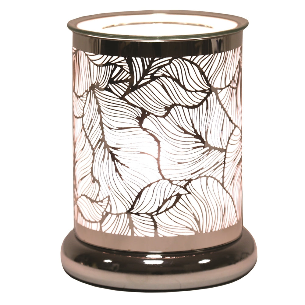 Leaf White/Silver Aroma Lamp