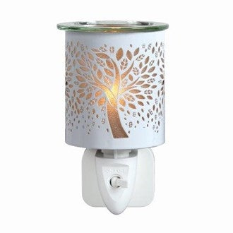 White Tree Of Life Plug In Burner