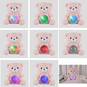 Teddy With Magic Glitter Ball Belly