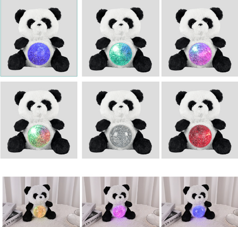 Panda With Magic Glitter Ball Belly