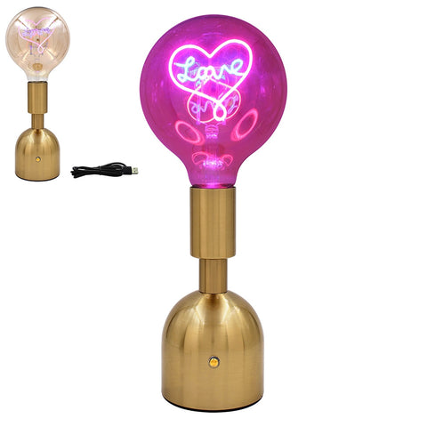 Love Standing Text Lamp