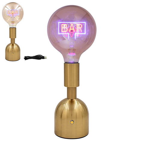 Bar Standing Text Lamp