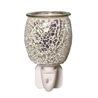 Silver Mosaic Plug In Burner