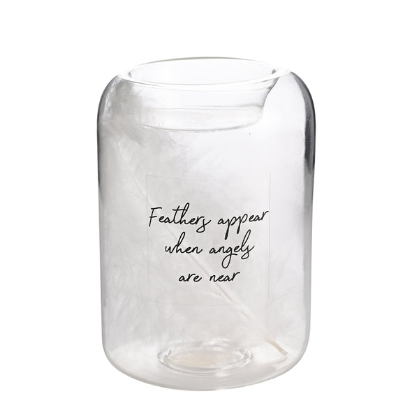 Feathers Tea Light Holder