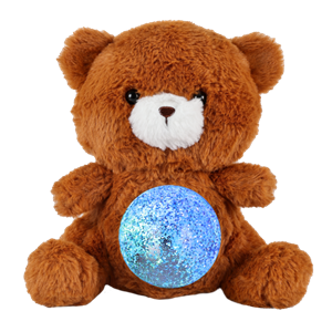 Fudge The Bear with Magic Glitter Ball Belly
