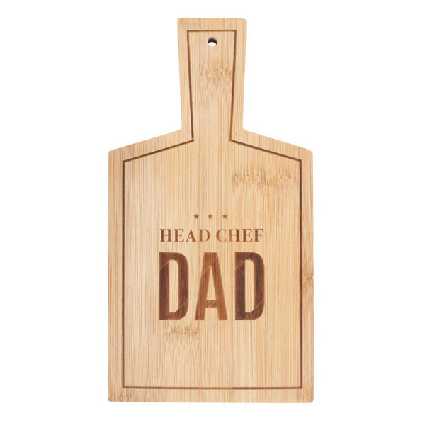 Head Chef Dad Bamboo Serving Board