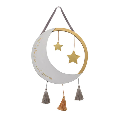 Moon Plaque With Tassels