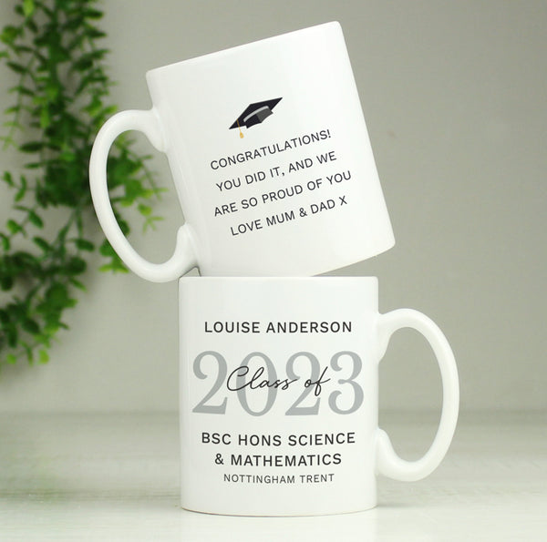 Personalised Class of Graduation Mug