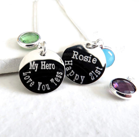 Personalised Birthstone Duchess Necklace