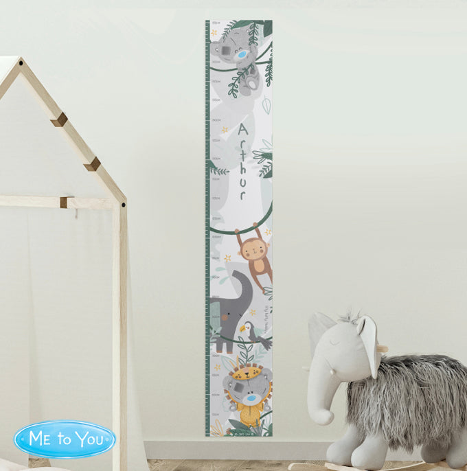 Personalised Tiny Tatty Teddy Wild One Height Chart