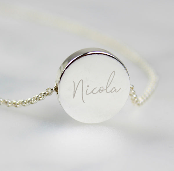Personalised Graduation Sentiment Silver Tone Necklace and Box