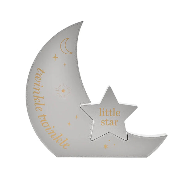 “Twinkle Twinkle” Moon Plaque