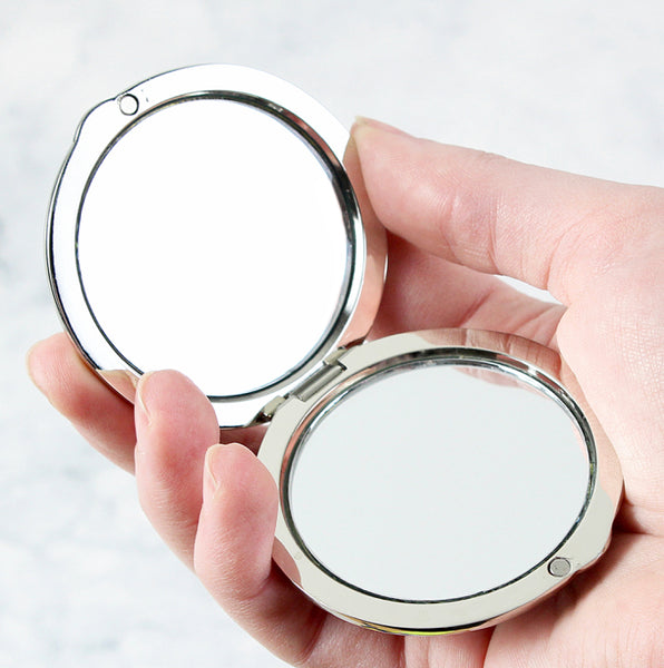 Worlds Best Teacher Round Compact Mirror