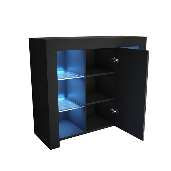 Black LED Sideboard Cabinet