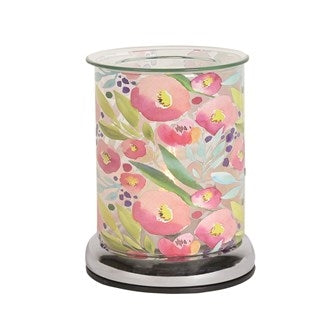 Pink Floral Watercolour Aroma Lamp