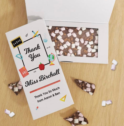 Thank You Teacher Milk Chocolate Card