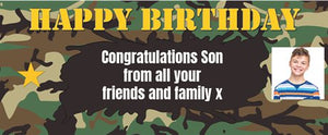 Personalised Camouflage Banner