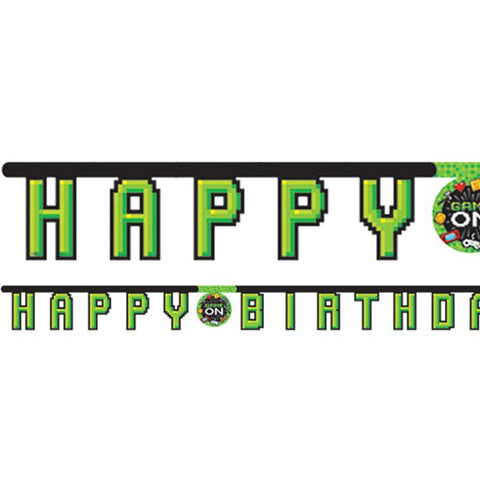 Game On 'Happy Birthday' Banner