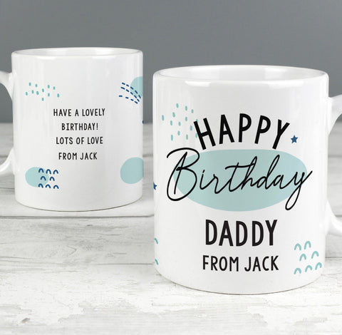 Personalised Happy Birthday Mug