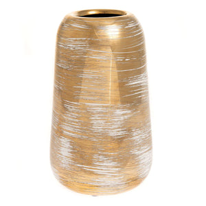 Gold Swirl Vase