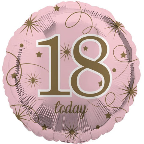 18th Pink Birthday Balloon