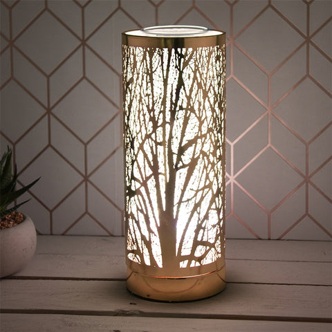 Colour Changing Aroma Lamp - Gold