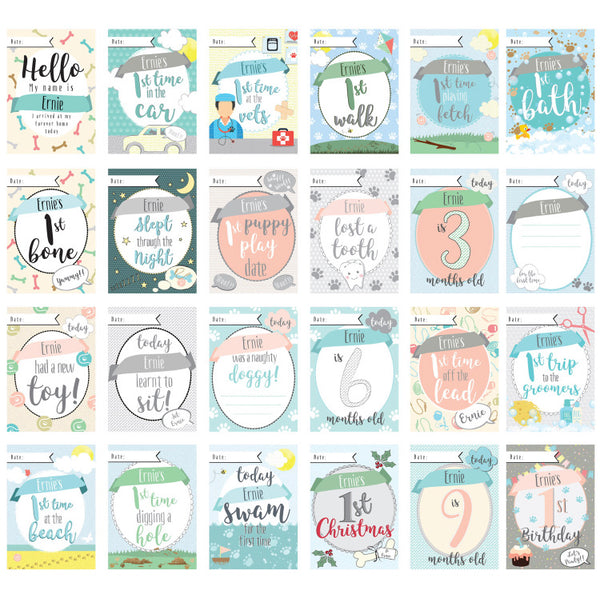 Personalised Puppy Cards: For Milestone Moments