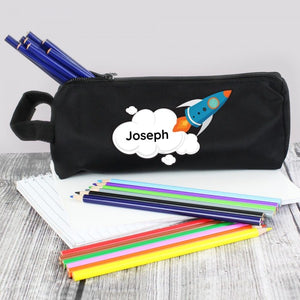 Personalised Rocket Pencil Case