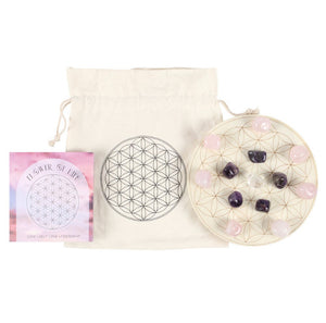 Flower Of Life Crystal Grid Set