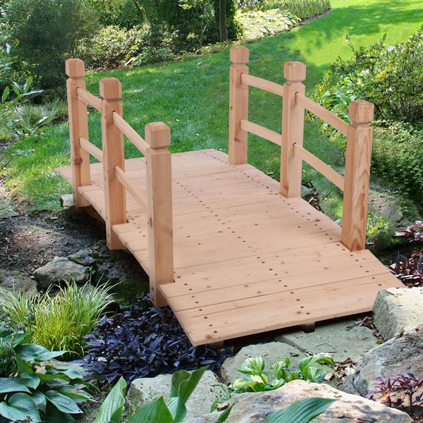 Small Wooden Arch Bridge