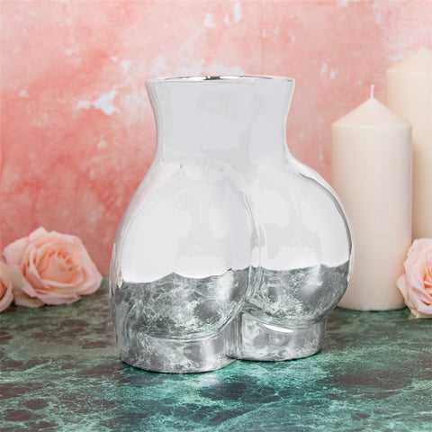 Lower Body Vase - Silver