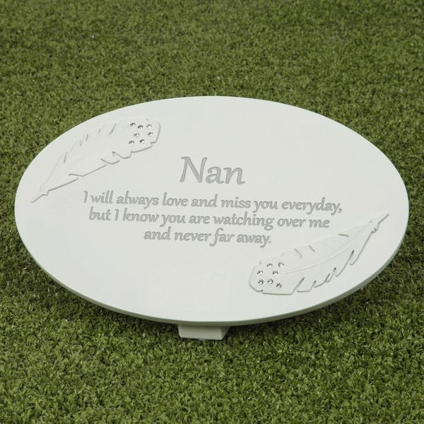 Thoughts of You Memorial Plaque - Nan