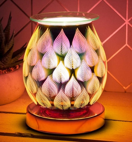 Rose Gold Aroma Lamp - Flames