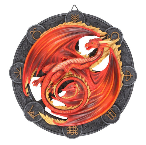 Beltane Dragon Resin Wall Plaque