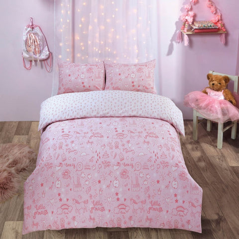 Little Princess Duvet Set - Blush Pink