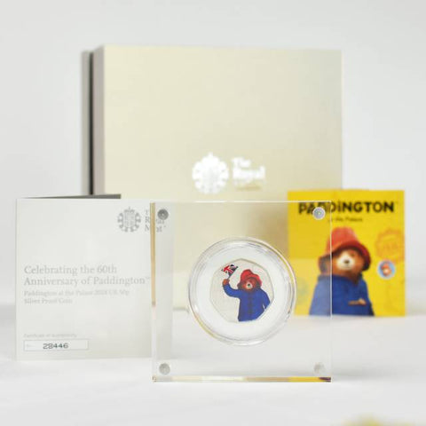 Silver Proof Paddington 50p In A Deluxe Personalised Gift Box