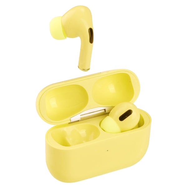 Air Pro Wireless Headphones Bluetooth 5.0 Touch Control In-ear Earphones - Yellow