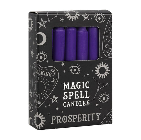 Purple ‘Prosperity’ Spell Candles