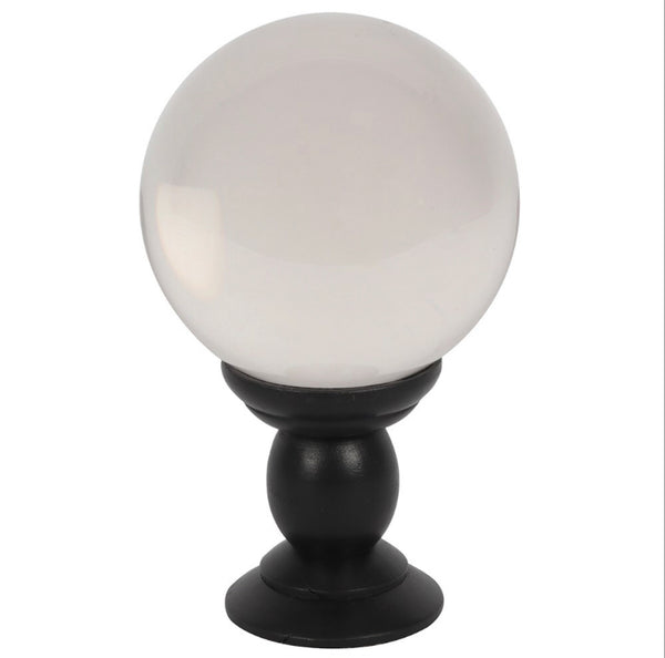 Large Clear Crystal Ball On Stand