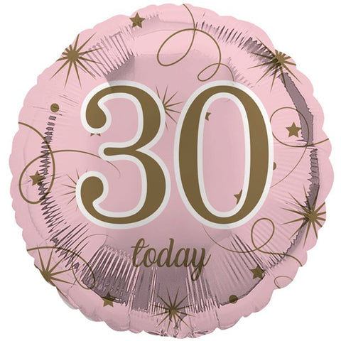 30th Pink Birthday Balloon