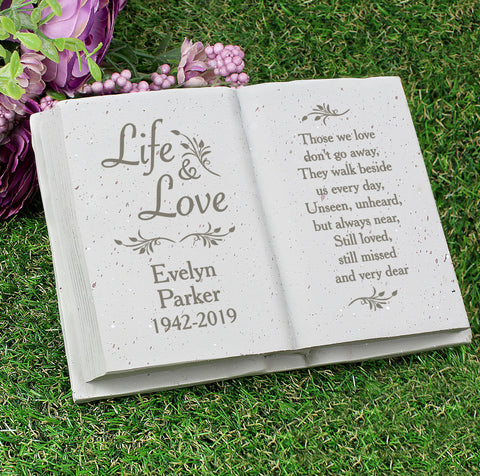 Personalised Life & Love Memorial Book