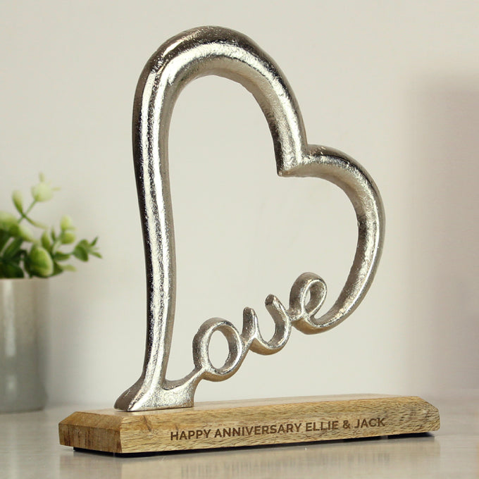 Personalised Love Heart Ornament