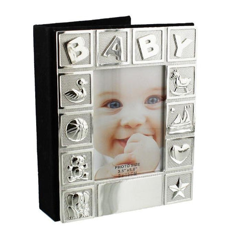 Silverplated Baby Photo Frame & Album