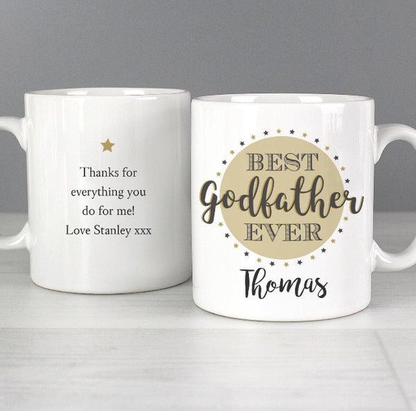 Personalised Best Godfather Mug