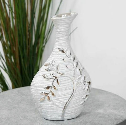 Silver Electroplated Tree Vase