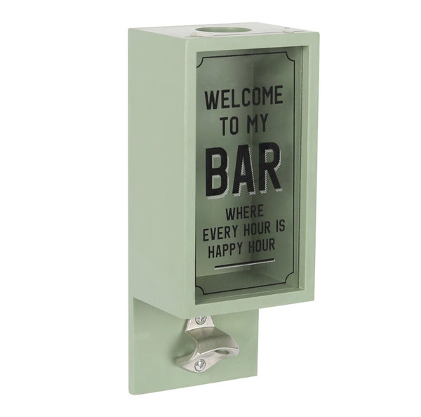 Green Garden Bar Bottle Opener Plaque